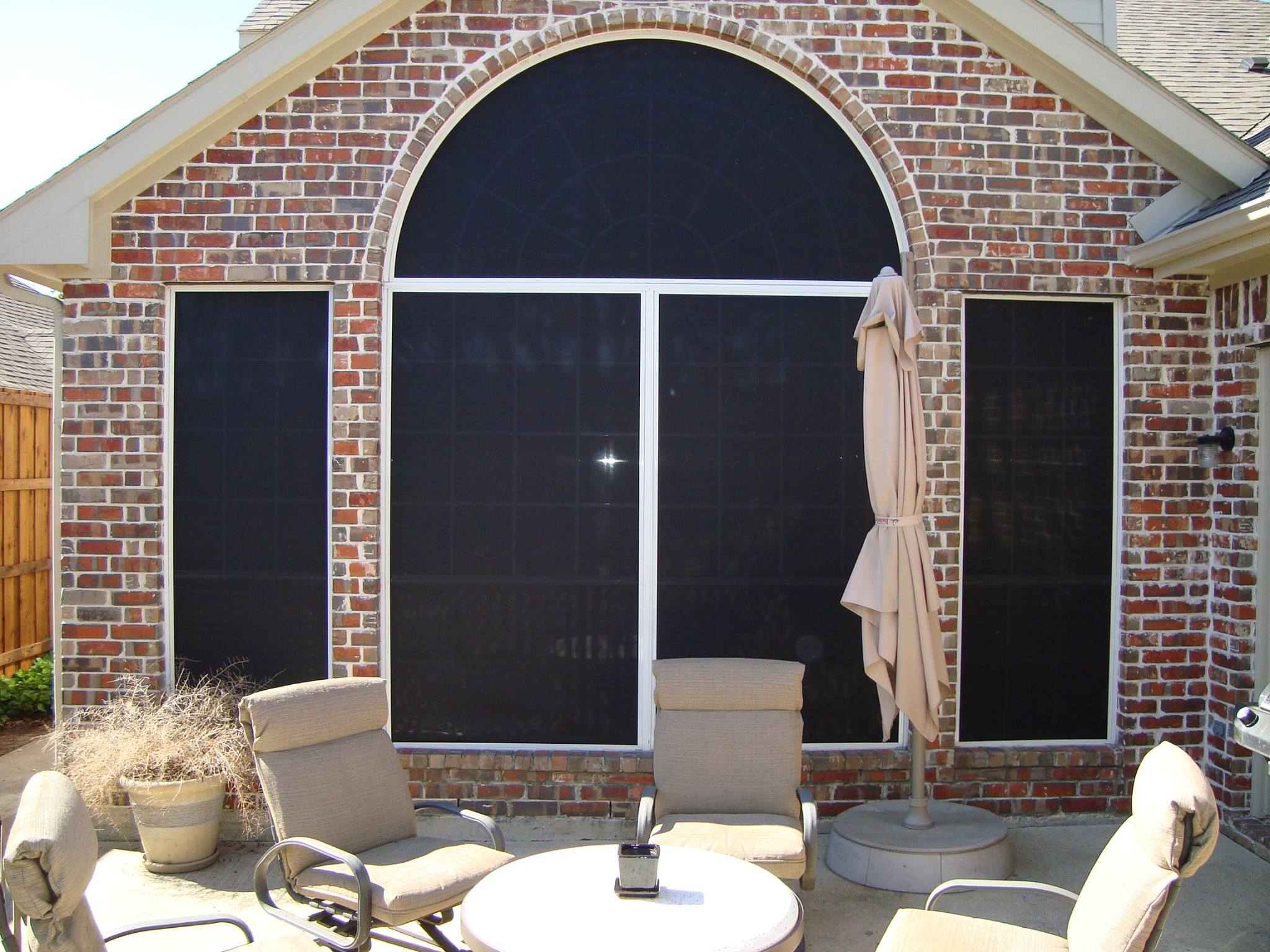 Solar screens for windows top